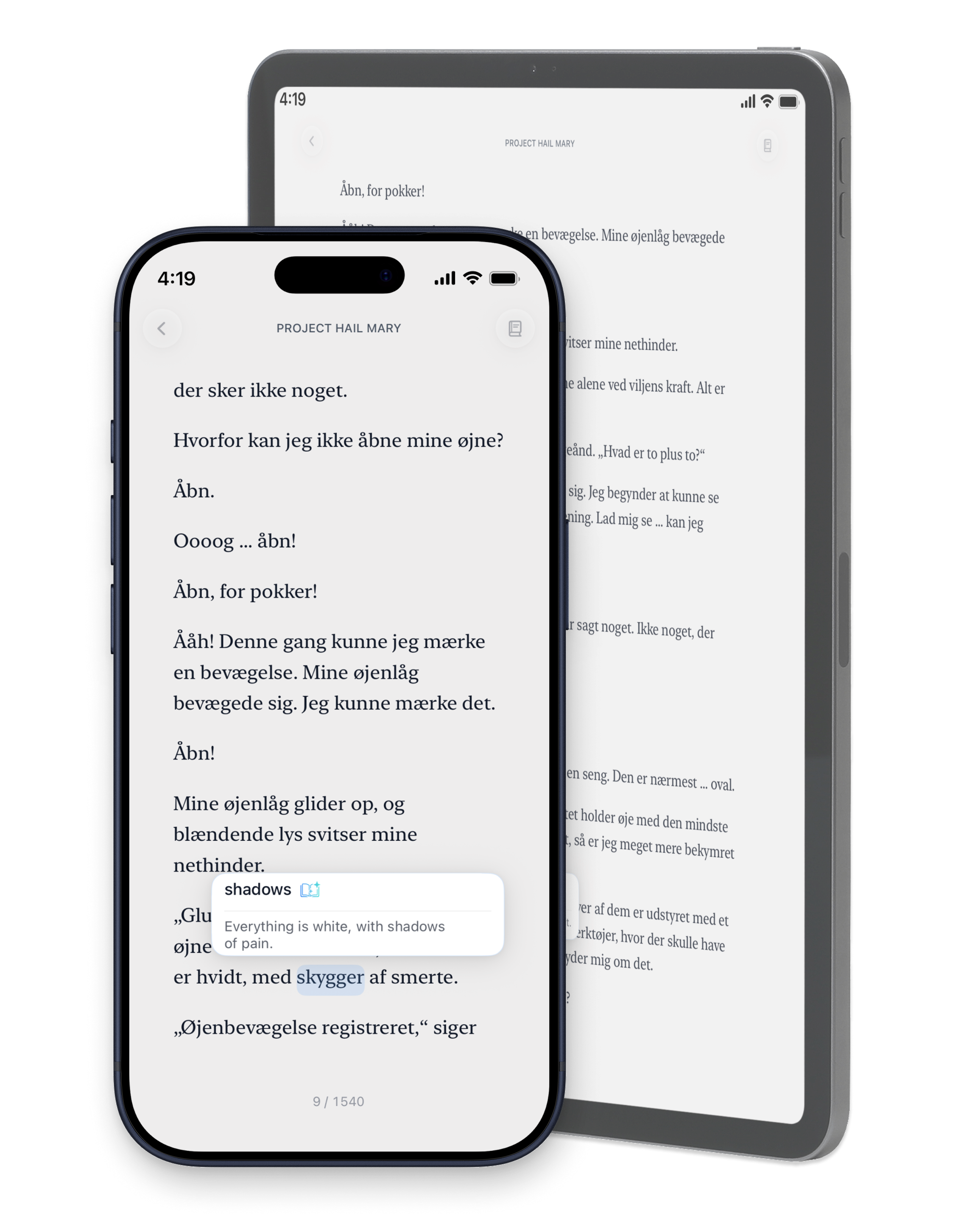 Foreignreader app preview